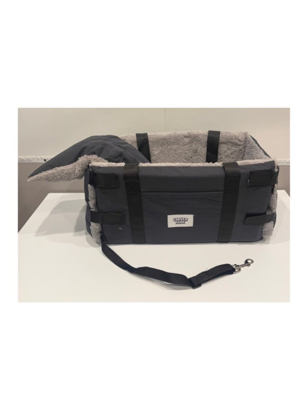 Pet Car Seat with Safety Strap & Cushion